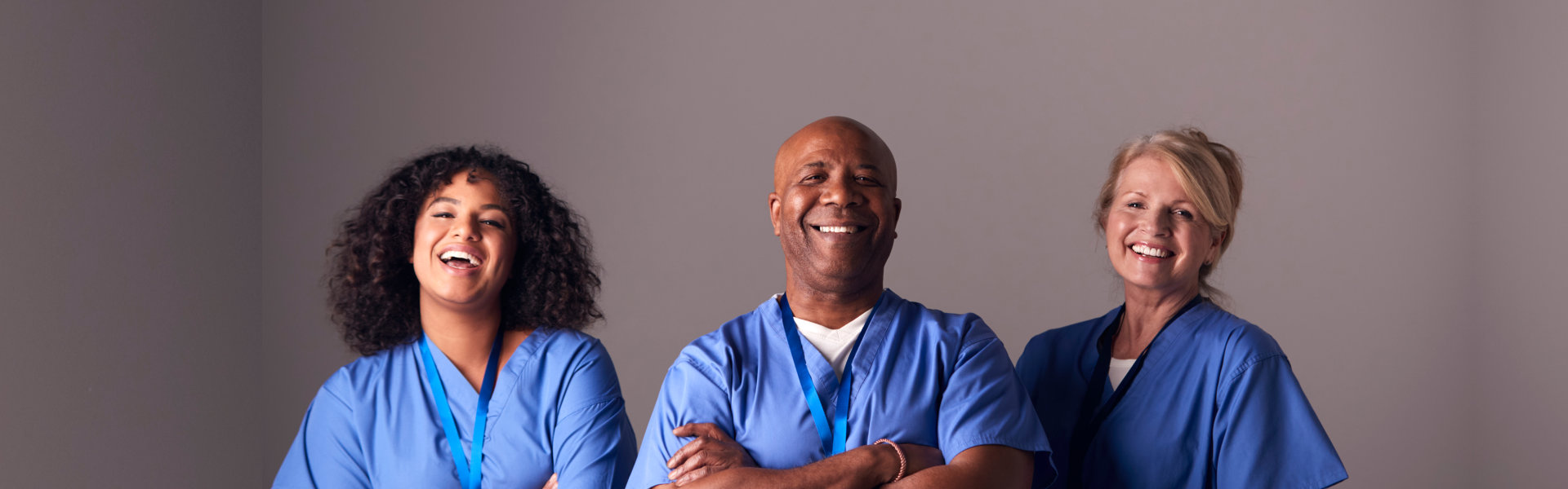 nurses smiling